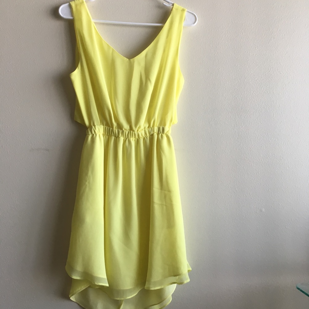 NWT BCBGeneration Yellow Dress XXS